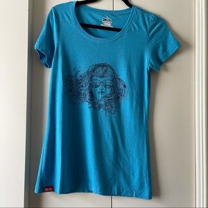 Meridian Line graphic t-shirt women’s  size L